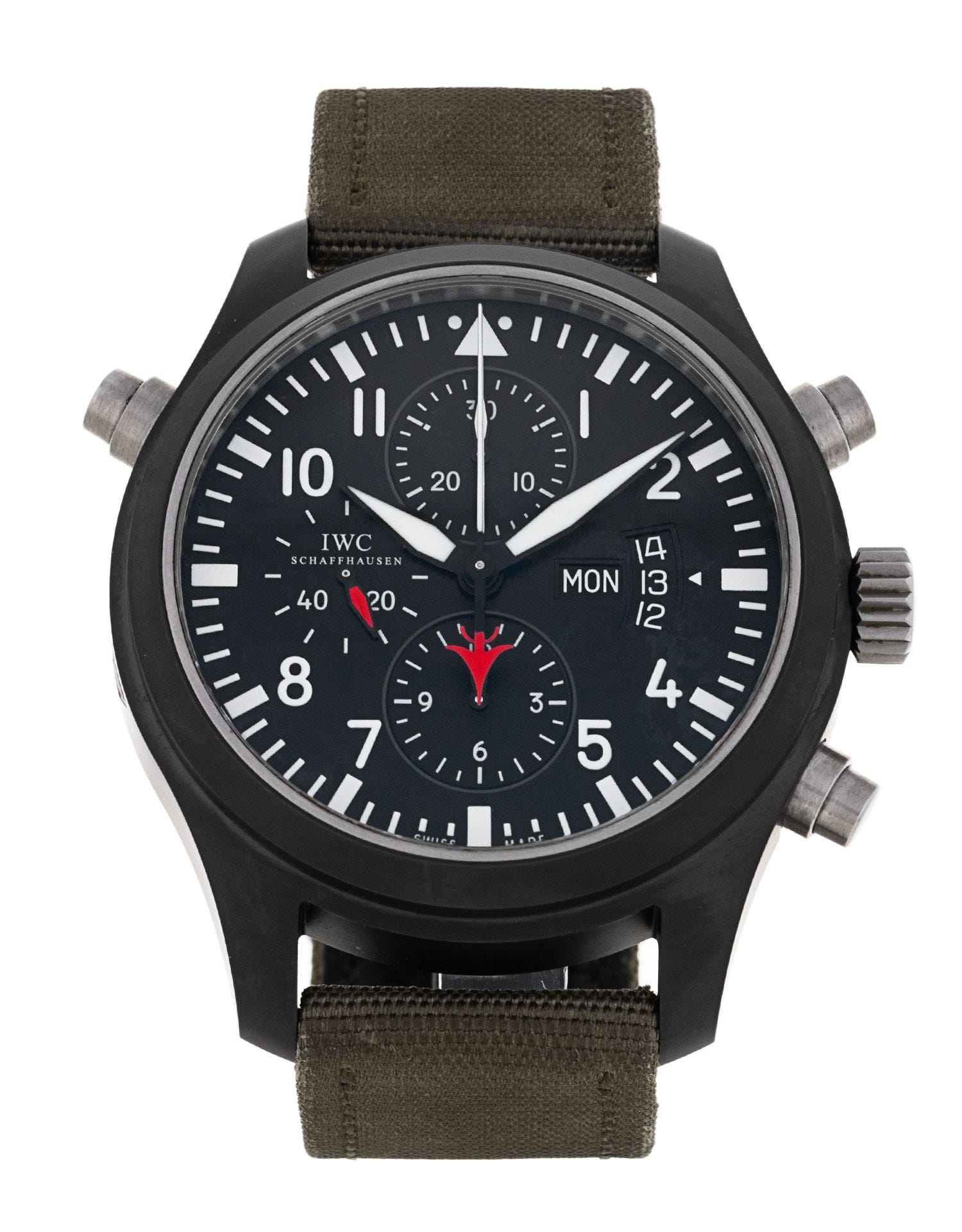 Pre-Owned IWC Pilot's Double Chrono Watch