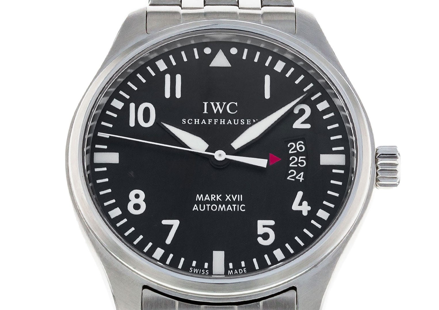 Hapless spy Johnny English, played by Rowan Atkinson, wore an IWC like this model