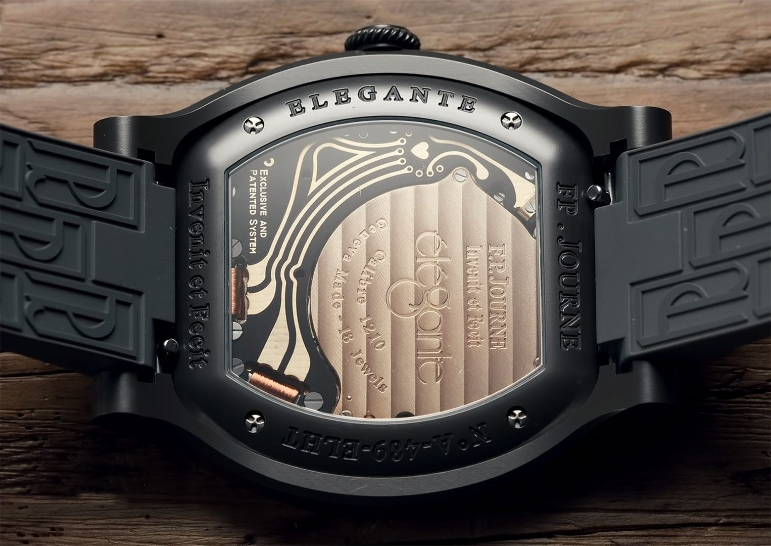Watchmaker F.P. Journe proved that quartz movements can be beautiful