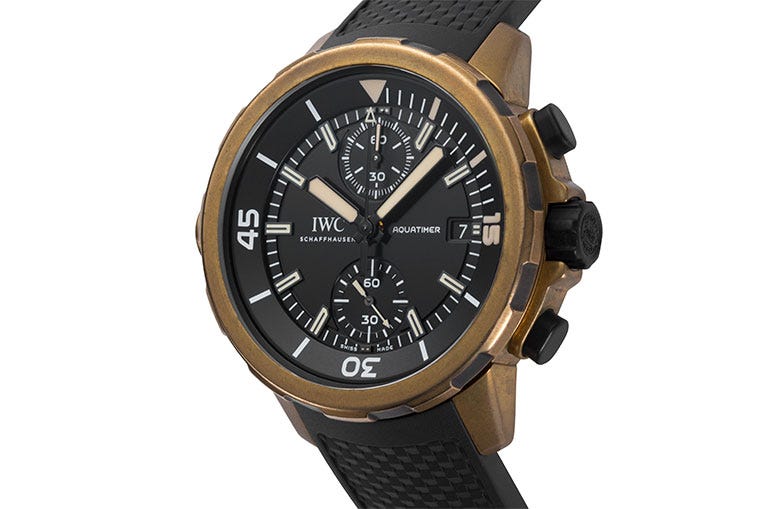 This IWC Aquatimer commemorates Charles Darwin's trip to the Galapagos Islands